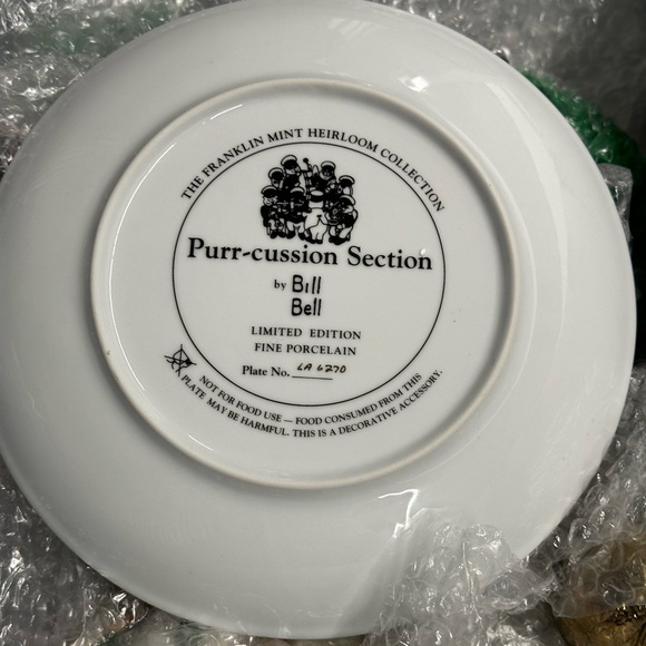 Limited edition, numbered, collectible plate by Bill Bell celebrates July 4th! - Picture 2 of 3